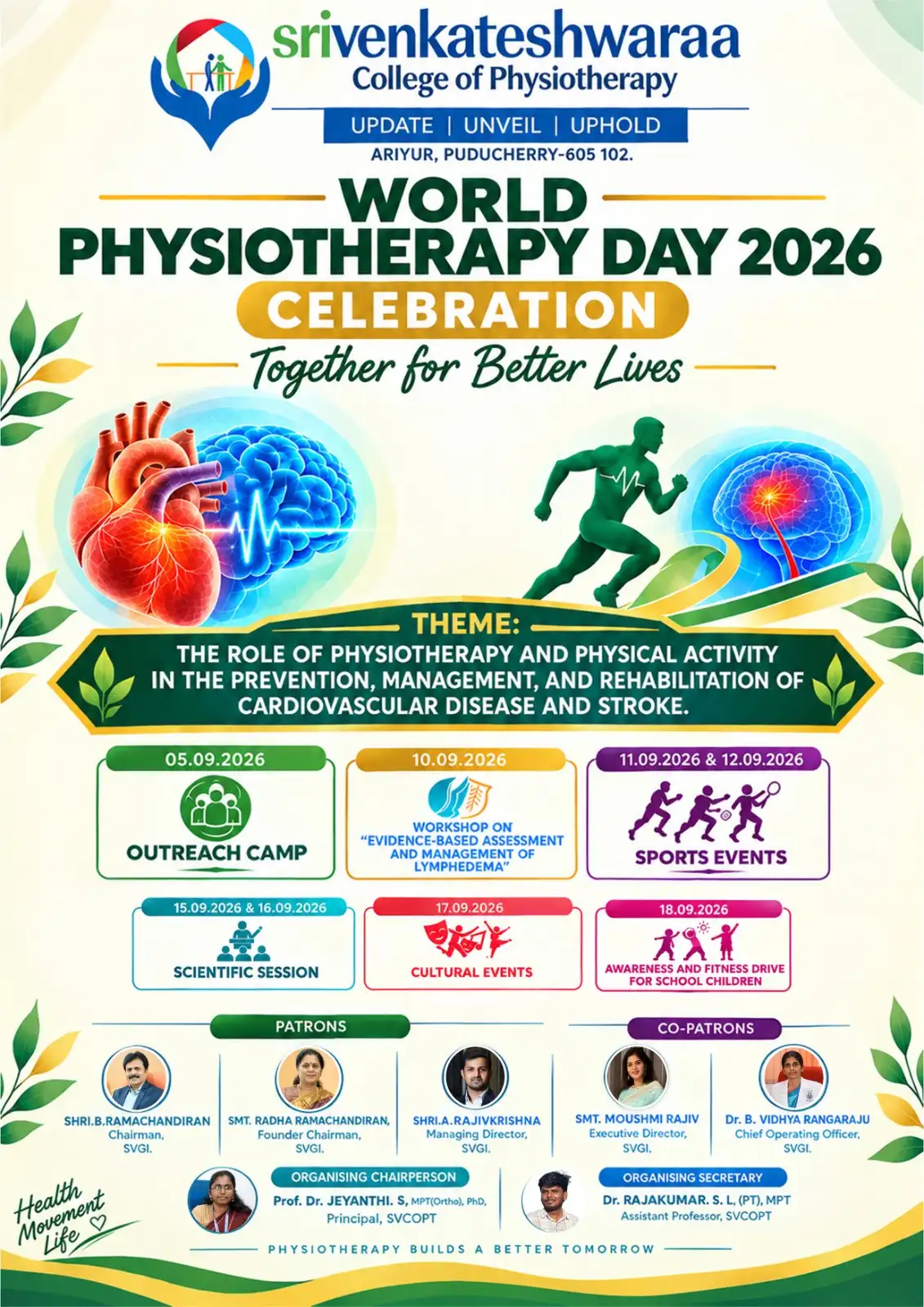 World Physiotherapy Day Celebration Theme & Schedule